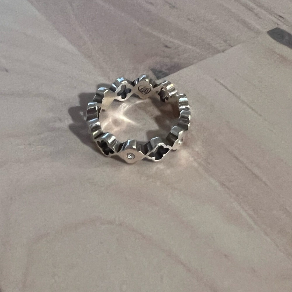 Brighton Silver Toledo Alto Women's Ring Size 7